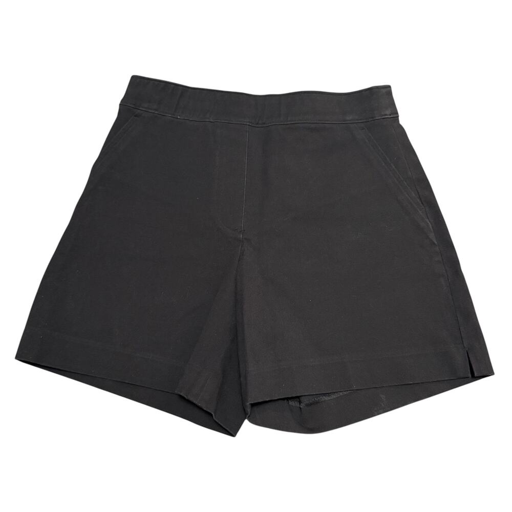 Spanx On the Go Polished 6" Shorts 20370R Stretch Classic Black Minimalist Small